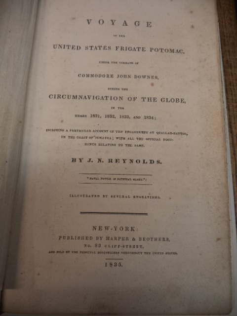 Voyage of the United States Frigate Potomac - Reynolds