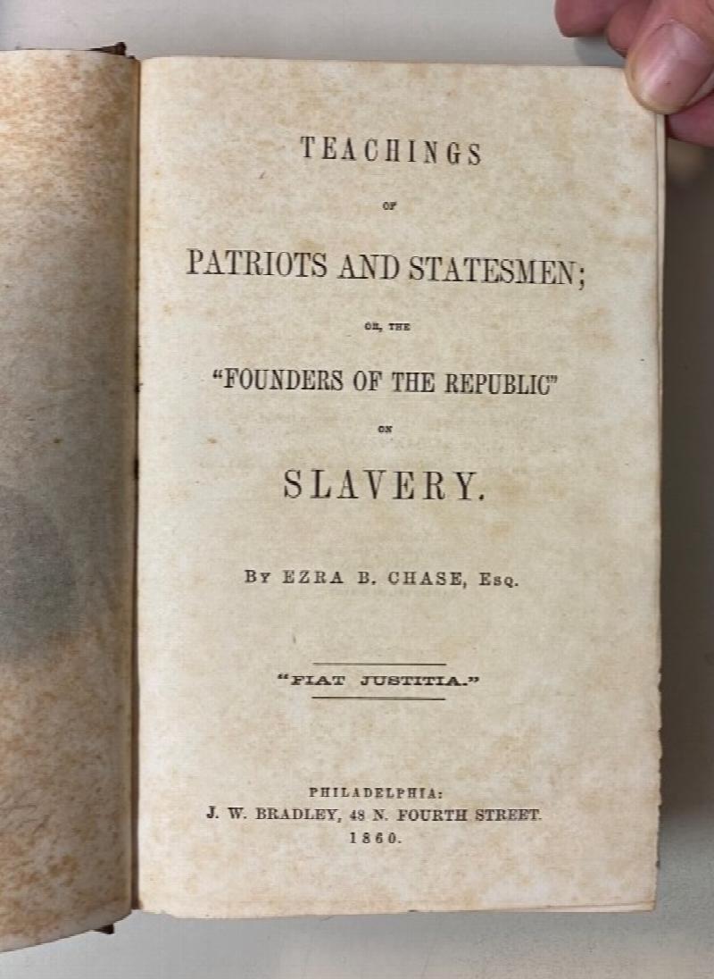 Teachings of Patriots and Statesmen; or, The 